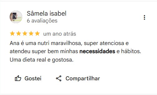 Depoimento de Sâmela Isabel